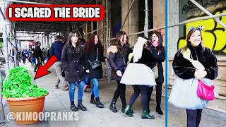 NEW BUSHMAN PRANK: I SCARED THE BRIDE