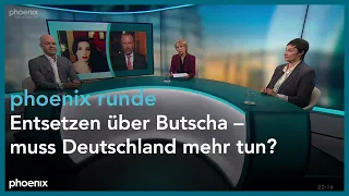 phoenix runde: Entsetzen über Butscha – muss Deutschland mehr tun?