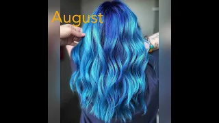 Your birthday in month=your hair color