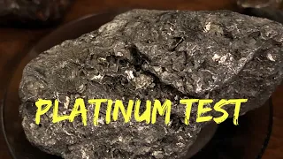 Cómo saber si es Platino. Platinum test with Hydrogen Peroxide.