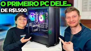 MONTEI UM PC GAMER DE R$1500 PARA UM MENINO DE 12 ANOS (SEM ELE SABER)