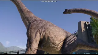 Первая часть анимация всех динозавров в Jurassic World Evolution 2