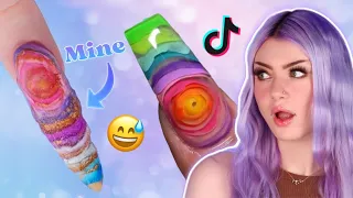 Recreating Crazy TikTok Nails