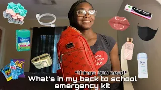 What’s in my back to school emergency kit! *2022*