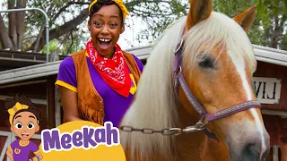 Meekah goes Horseback Riding at the Equestrian Center ! | Blippi & Meekah Kids TV