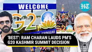Ram Charan praises Modi Govt for G20 meet in Kashmir; Makes delegates dance on 'Naatu Naatu'