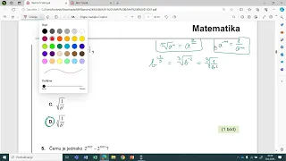 MATEMATIKA B – PROBNA MATURA 2024., 1. - 20. zadatak