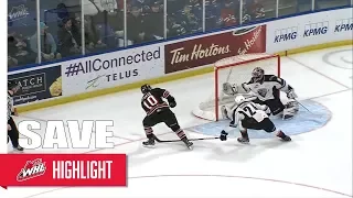 SAVE || David Tendeck || Jan 31, 2018 vs Calgary Hitmen