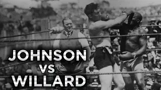 Jack Johnson vs. Jess Willard 1915 Boxing Highlights
