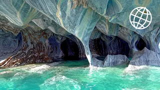 Marble Caves, Chile  [Amazing Places 4K]