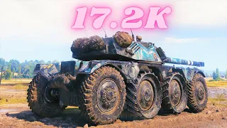 Panhard EBR 105  17.2K Spot + Damage  World of Tanks,WoT tank battle