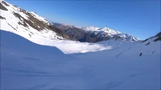 Snowboard à Luz Ardiden - piste Aulian