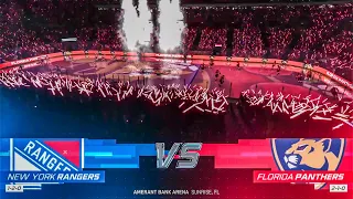 New York Rangers vs Florida Panthers Game 4 East Finals Playoffs NHL 24 Gameplay