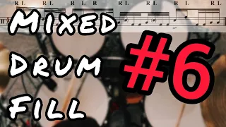 Mixed Drum Fill #6 | Drum Lesson - Ariel Kasif