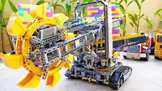 휠로더 포크레인 중장비 장난감 조립놀이 트럭놀이 Wheel Excavator Toy Assembly