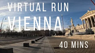 Virtual Run | Sunny Run in Vienna | Virtual Running Videos Treadmill Workout Scenery | Austria  | 4K