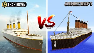Teardown TITANIC vs Minecraft TITANIC