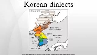 Korean dialects