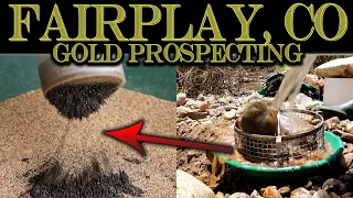 Gold Prospecting In Fairplay Colorado - Concentrate Processing and How To Pan For Gold