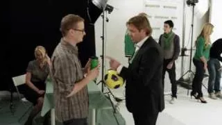 Amazing Tomas Brolin trickshot on Unibet ad shoot