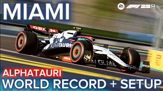 F1 23 MIAMI WORLD RECORD + SETUP