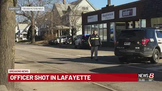 Officer shot in Lafayette