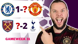 Premier League Gameweek 31 Predictions & Betting Tips | Chelsea vs Manchester United