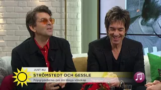 Strömstedt och Gessle om sin långa vänskap - Nyhetsmorgon (TV4)