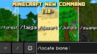 HOW TO LOCATE BIOME COMMAND ON MCPE