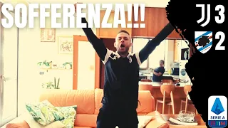 JUVENTUS-SAMPDORIA 3-2 LIVE REACTION!!! BASTA REGALI!!!