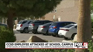 Staff member at Las Vegas school assaulted on campus Monday afternoon, official says