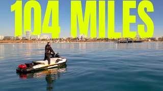 RIDING THE CALIFORNIA COASTLINE ON A JET SKI! (104 miles!)