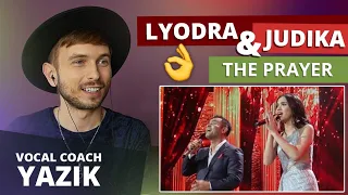 Vocal Coach YAZIK reaction to Lyodra & Judika - The Prayer