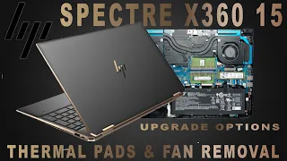 HP SPECTRE X360 15 | DISASSEMBLY/TEARDOWN | UPGRADE OPTION CPU & GPU REPASTING | TakeThatScrewOut