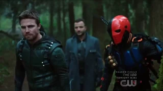 Arrow 5x23 Captain Boomerang betrays Oliver Queen