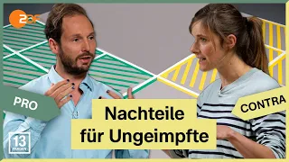 Corona-Impfung: Sind Nachteile für Ungeimpfte gerecht?  | 13 Fragen