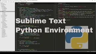 Python Tutorial: Setting up a Python Development Environment in Sublime Text 3