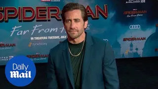 Jake Gyllenhaal dapper at 'Spider-Man: Far From Home' premiere