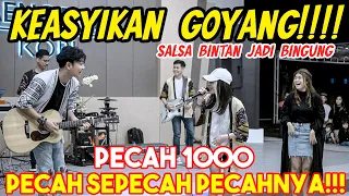 Penonton Semua Bergoyang ‼️Pecah Seribu - Elvie Sukaesih (Live Ngamen) by Salsa Bintan