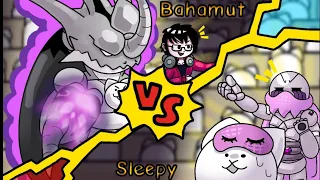 Sleepy vs Bahamut! 😸 | in collaboration with ZioGamer (animation)