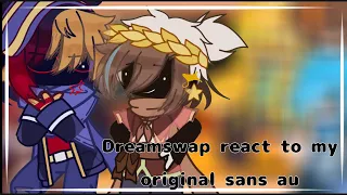 Dreamswap react to my original au || Nightlyx || Part 3: Error and ink || sans au || Gacha club