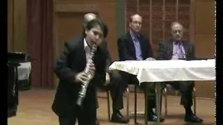 Josef Grosso 1. Preis - Wettbewerb Klarinetto für Musikschule