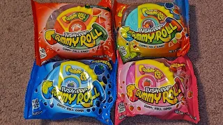 Lucky Sale Item Review Push Pop Gummy Roll Strawberry Watermelon Blue Raspberry Tropical Rainbow
