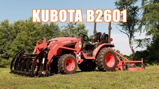 #20 Kubota B2601 Compact Tractor Pros, Cons, and 65 Hour Review