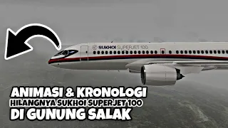 Sukhoi superjet 100 | Film Pendek Animasi hilangnya Pesawat Sukhoi Superjet 100 di Gunung salak