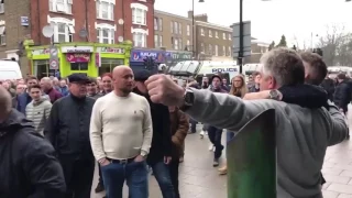 Millwall Fan Punches Tottenham Fan Because He Chants "We All Hate Millwall"😂😱