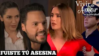 REBECA ES DESCUBIERTA VIDEO DONDE MAT@ A MAURICIO | VIVIR DE AMOR Capítulo 76 Completo