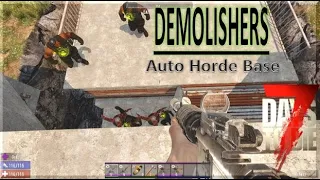 7D2D Alpha 19- AUTOMATED AFK Horde Base with DEMOLISHERS