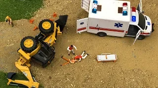 Stunning RC JCB Backhoe Tractor Excavator Crash!