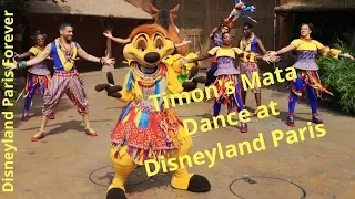 FULL SHOW Timon's Mata Dance the Lion King and Jungle festival at Disneyland Paris